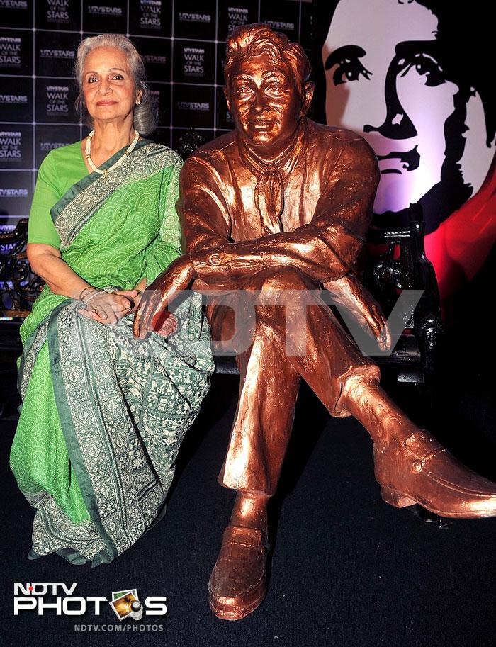 What left Waheeda Rehman teary eyed?