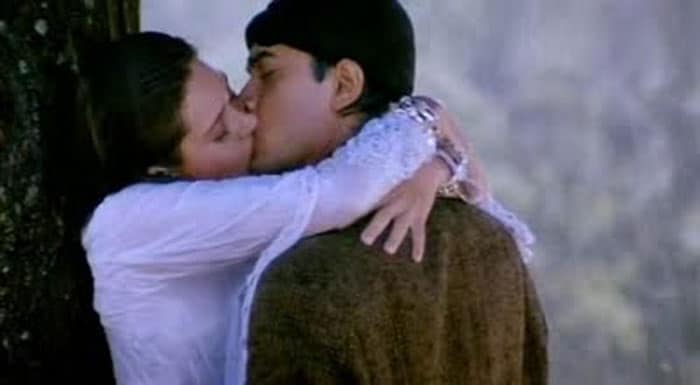 Karishma Kapoor's lip-lock with Aamir in the super hit movie <I>Raja Hindustani</i> made more news than the movie.