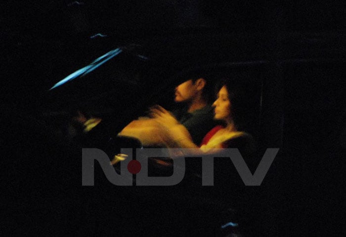 Aamir and Rani caught in a fast frame.