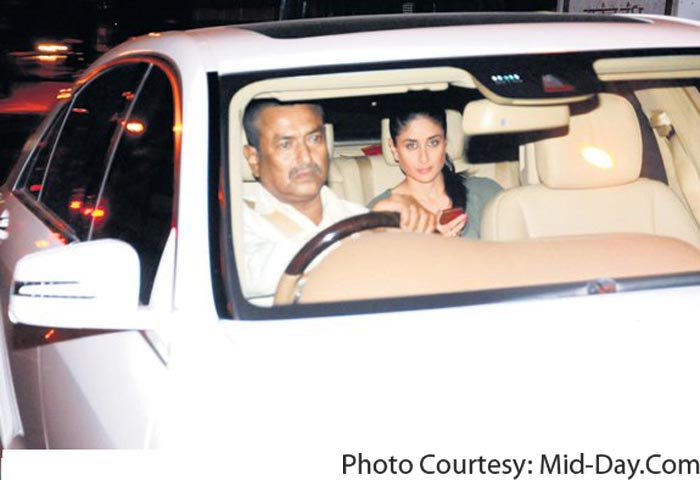 Kareena is seen leaving a pub in Colaba early Friday morning after the shoot.