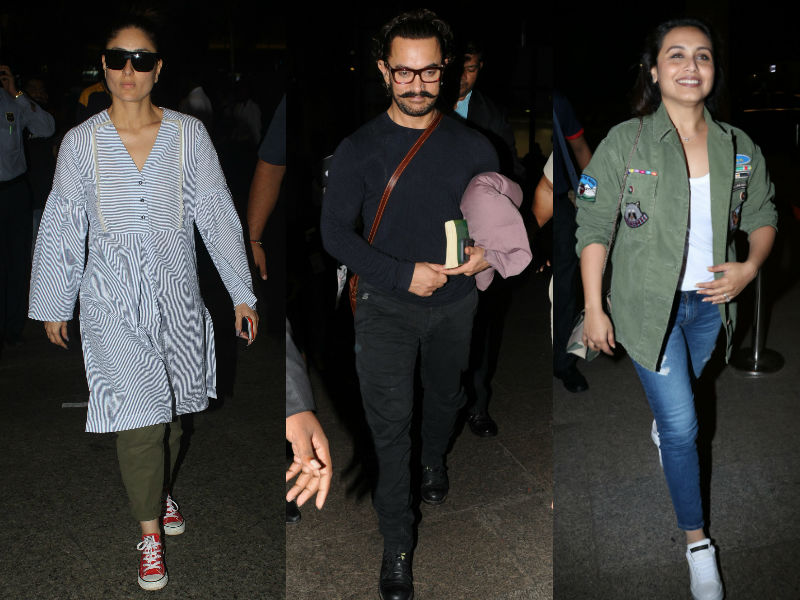 Photo : एयरपोर्ट पर करीना-आमिर और रानी की 'तलाश' पूरी
