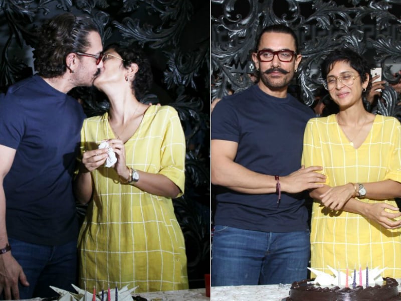 Photo : Cute Moments From Aamir Khan's 53rd Birthday