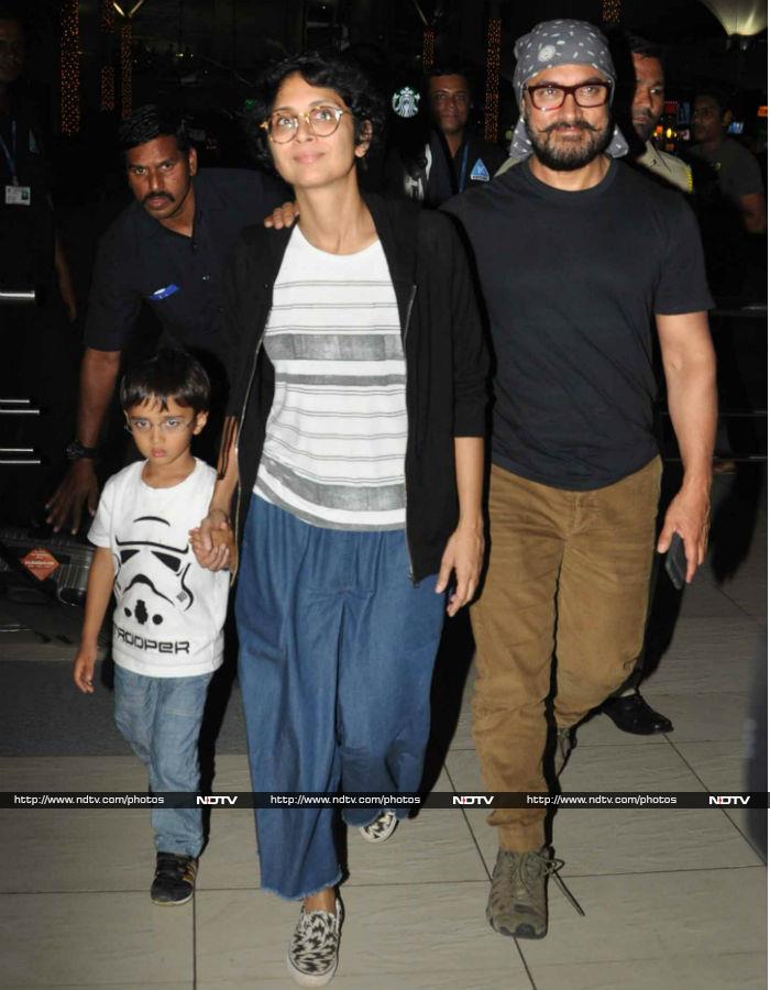 Aamir Khan, Kiran Rao and Azad Are Back in Town