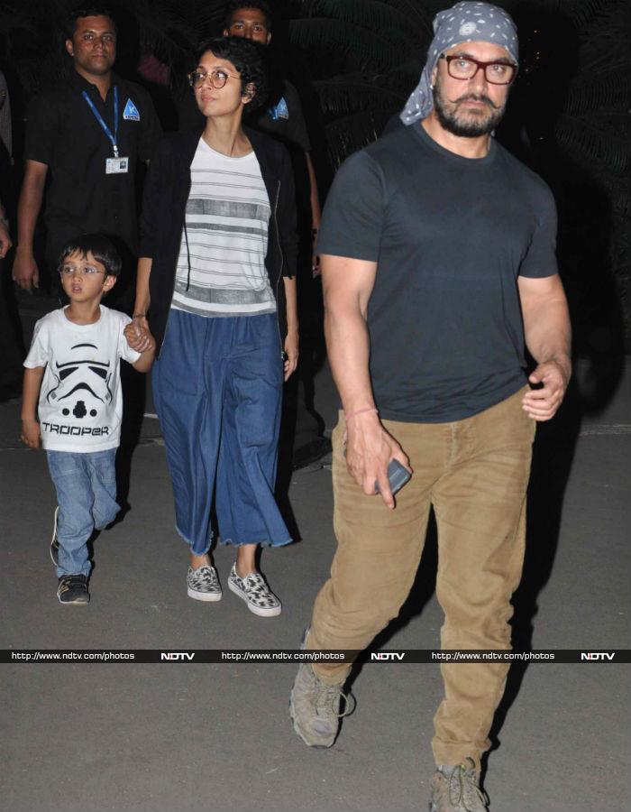 Aamir Khan, Kiran Rao and Azad Are Back in Town
