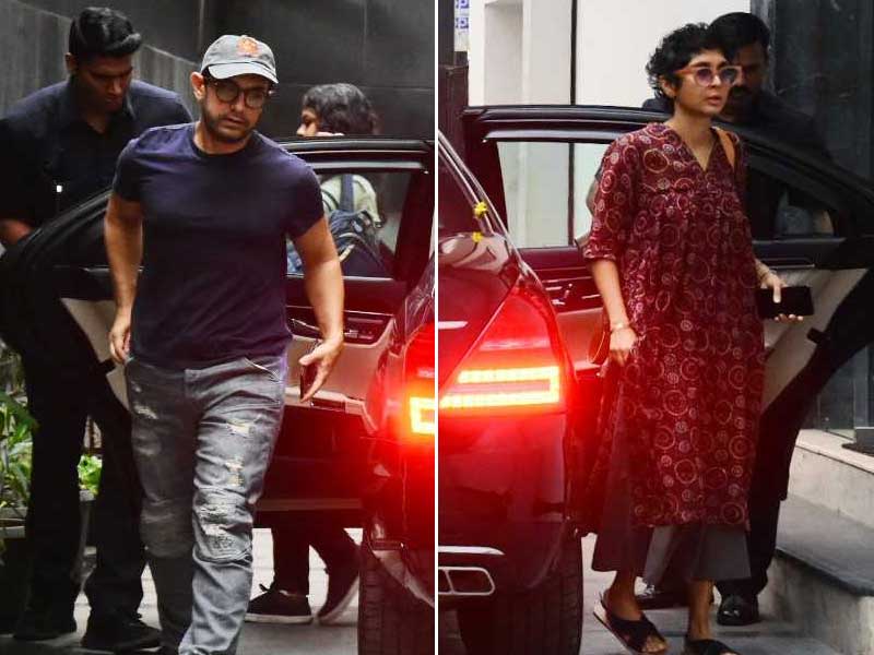 Aamir Khan and Kiran Rao's Day Out