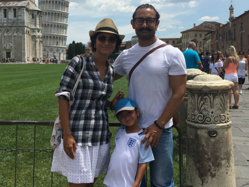 Inside Aamir Khan's Italy Vacation With Kiran And Azad