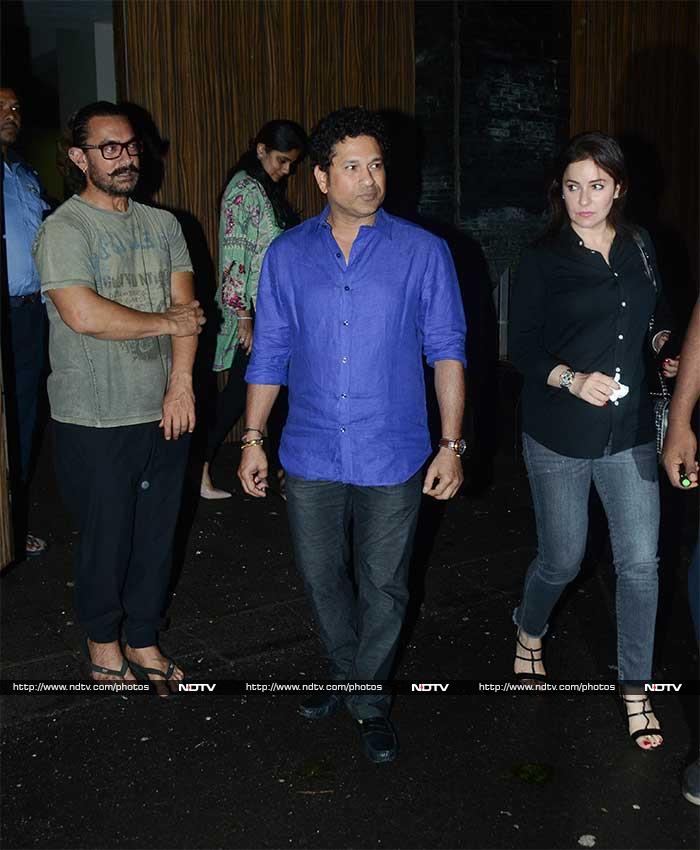 Aamir Khan\'s Master-Blaster Party With Sachin Tendulkar