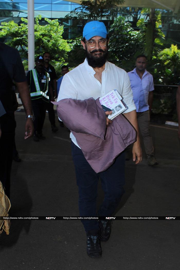 एयरपोर्ट पर इस अंदाज़ में दिखे आमिर खान, तारा सुतारिया और सिद्धार्थ