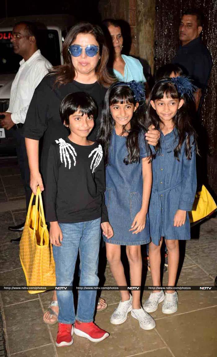 At Aaradhya\'s B\'day Bash, Abhishek Bachchan And Shah Rukh Khan Steal The Limelight