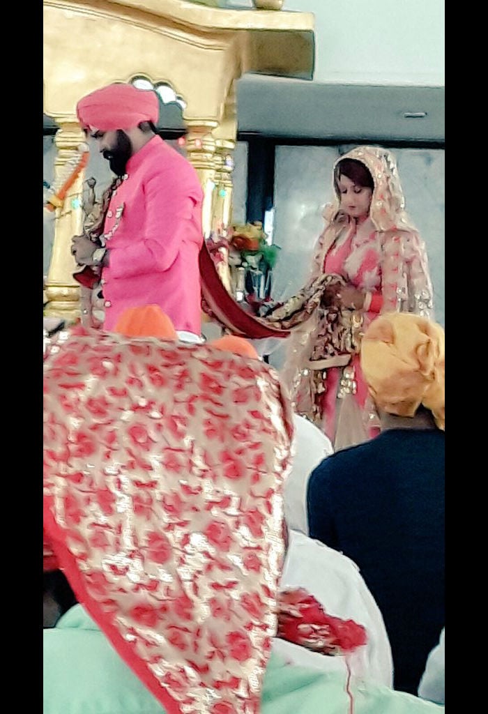 Another pic from the ceremony. <br><br> This image was posted on Twitter by <a href="https://twitter.com/AaryaBabbar222" target="_blank" rel="nofollow" >Aarya Babbar</a>