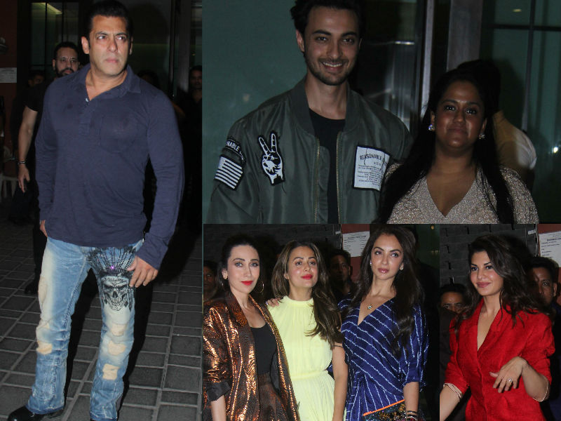 Salman Khan, Karisma, Shilpa And Other Party Rockers At Arpita-Aayush's Party Salman Khan, Karisma, Shilpa And Other Party Rockers At Arpita-Aayush's Party