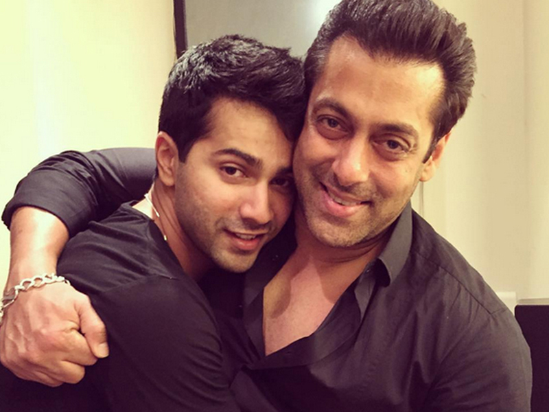 Salman, Varun Bond at <i>ABCD 2</i> Party Salman, Varun Bond at <i>ABCD 2</i> Party