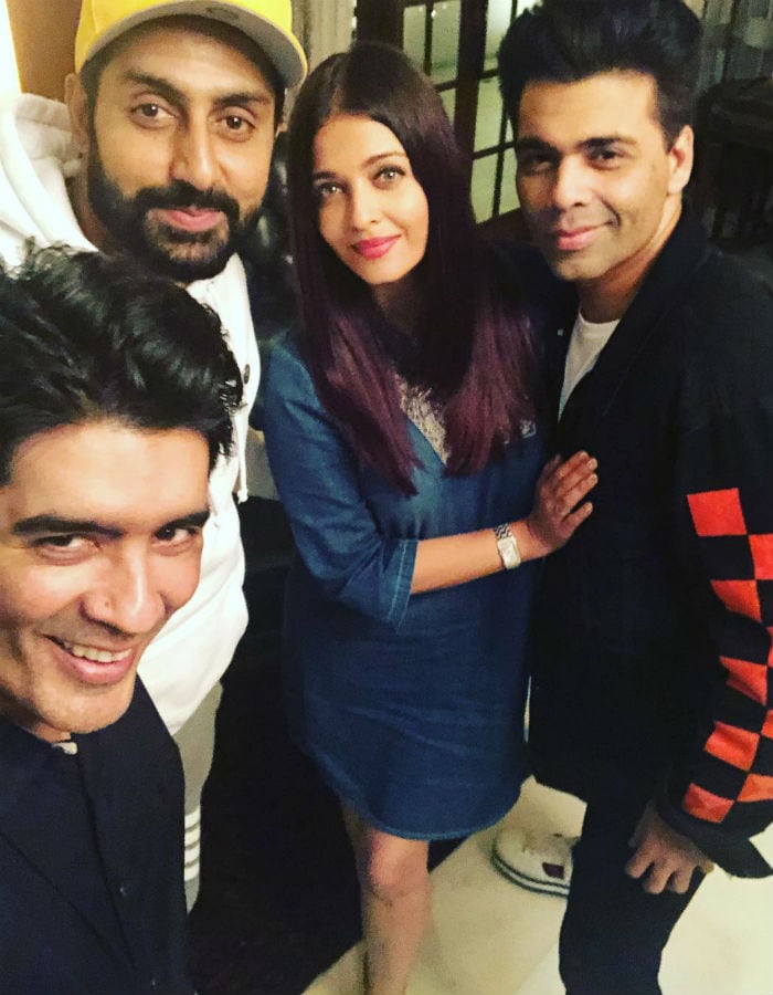 Aishwarya Rai And Abhishek Bachchan Party With Karan Johar