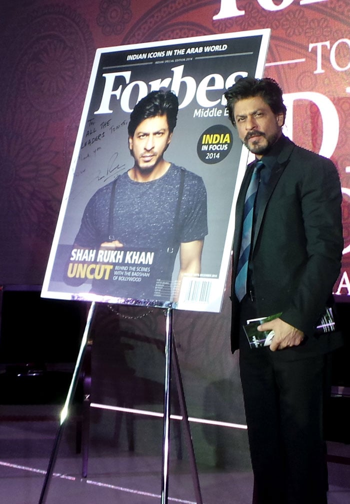 Shah Rukh is Forbes\' Top Indian Leader in Arab World