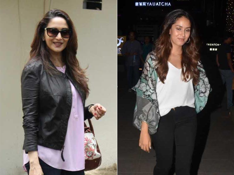 मीरा राजपूत और माधुरी दीक्षित का ये अंदाज़ जरूर पसंद आएगा आपको