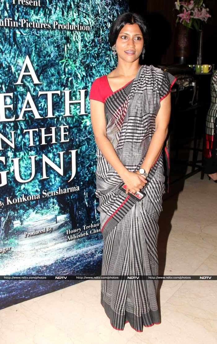 Konkona, on the other hand, opted for a very ethnic look.