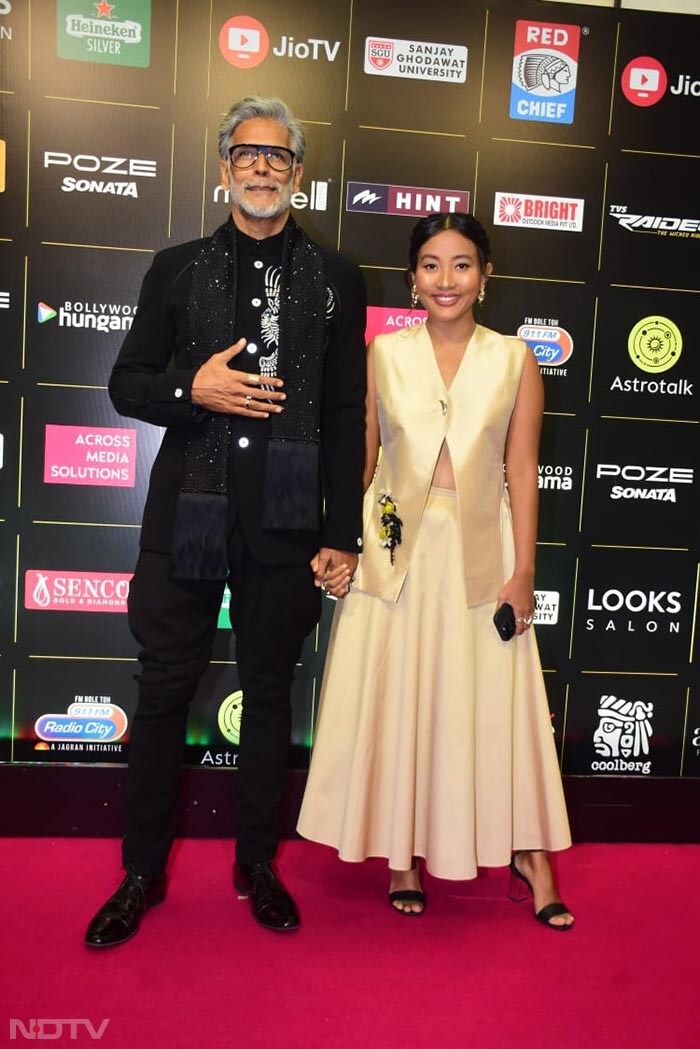 Milind Soman was pictured with his wife Ankita Konwar. (Image courtesy-Varinder Chawla)