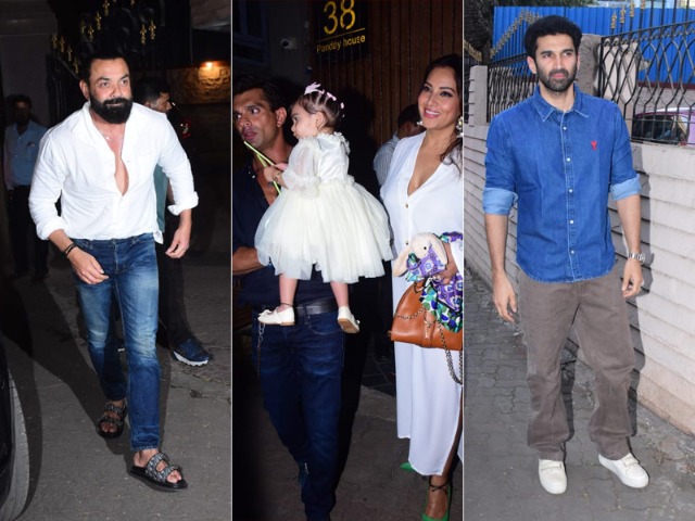 Aditya Roy Kapur, Bobby Deol, Bipasha Basu And Fam At Alanna Panday's Baby Shower