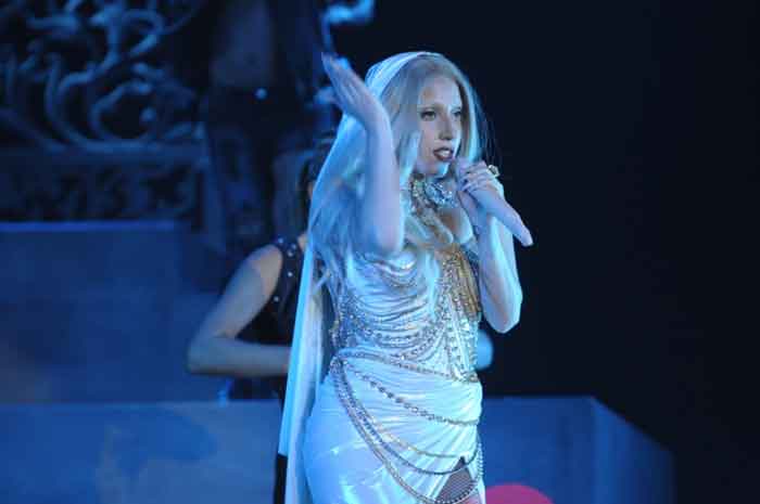Lady Gaga performs for Indian fans