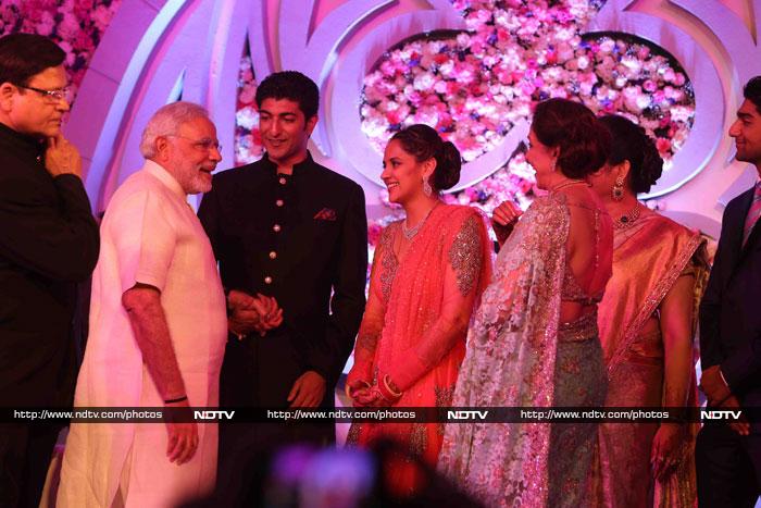 A would-be Prime Minister at Ahana\'s wedding