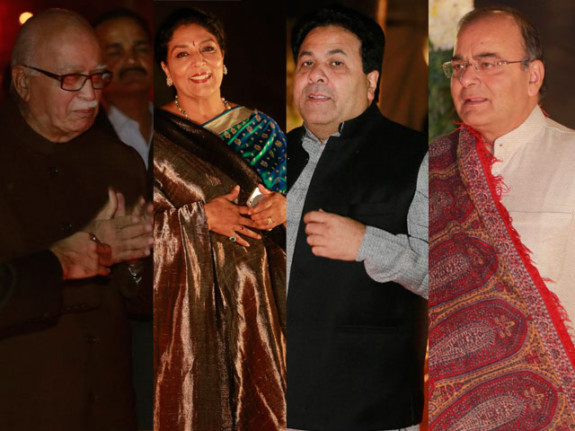 Political VIPs at Ahana Deol's Delhi reception Political VIPs at Ahana Deol's Delhi reception