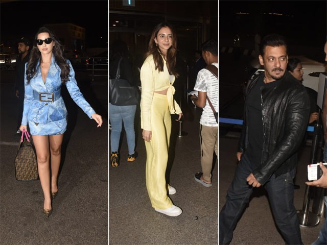 Airport Diaries: Salman Khan, Nora Fatehi And Rakul Preet Spotted