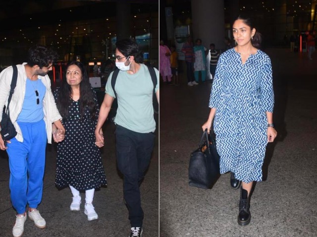 Airport Diaries: Aparshakti-Ayushmann, Mrunal Thakur Spotted