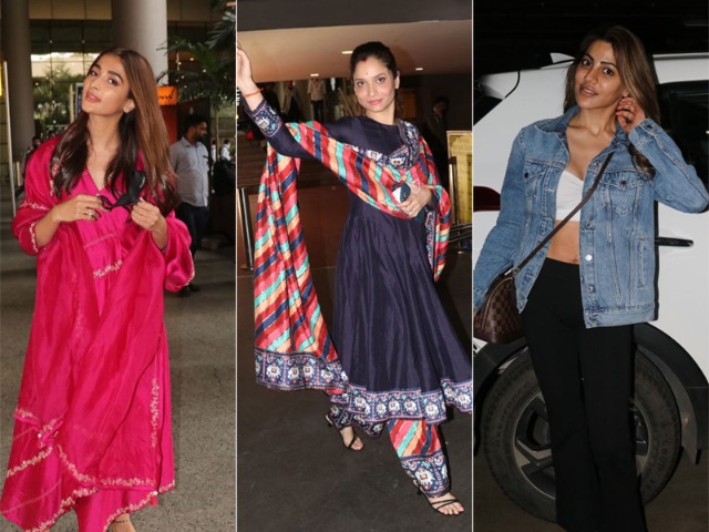 Airport Fashion, Done Right: Pooja Hegde, Ankita Lokhande And Nikki Tamboli's Travel Diaries Airport Fashion, Done Right: Pooja Hegde, Ankita Lokhande And Nikki Tamboli's Travel Diaries
