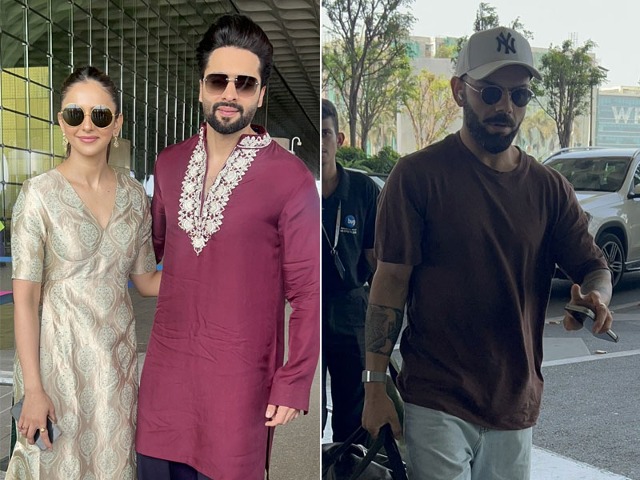 Airport Looks Inspo - Keep It Casual Like Virat Kohli, Festive Like Rakul Preet-Jackky