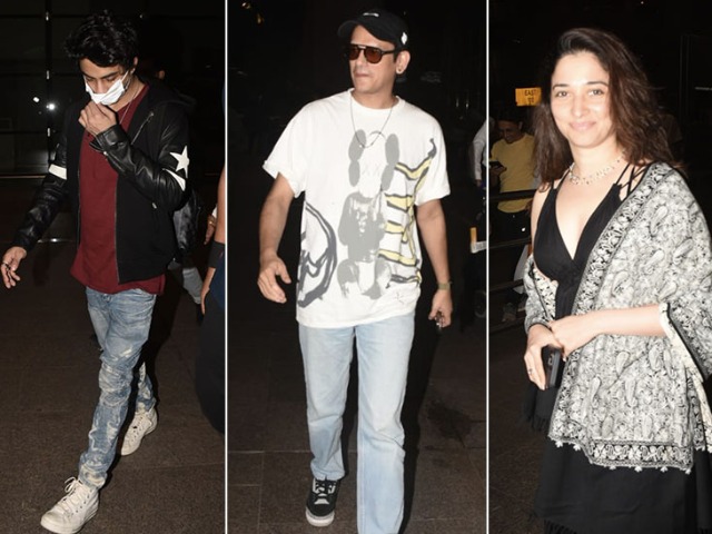 Airport Spotting: Aryan Khan, Tamannaah, Vijay Varma And Others