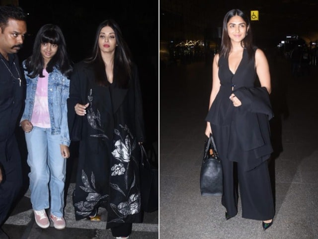 Airport Spotting: Aishwarya-Aaradhya, Mrunal Thakur Answered The Cannes ...