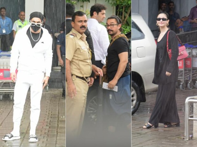 Airport Spotting: Alia-Ranveer And Aamir Khan