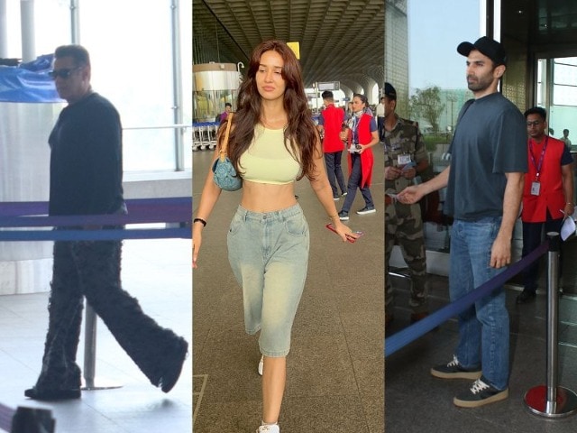Photo : Airport Style Done Right Featuring Salman Khan, Disha Patani And Aditya Roy Kapur