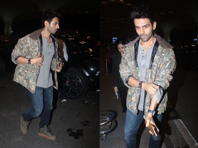 Photo : Airport Style Done Right, Featuring Kartik Aaryan