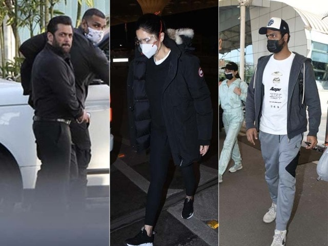 Photo : Airport Time For Katrina, Vicky, Salman And Other Stars