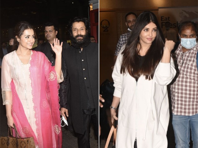 Airport Traffic: Aishwarya Rai Bachchan, Trisha, Vikram, Janhvi Kapoor And Others