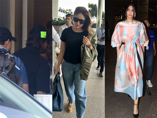 Photo : Airport Traffic: Shah Rukh Khan, Kareena Kapoor, Sonam Kapoor And Others