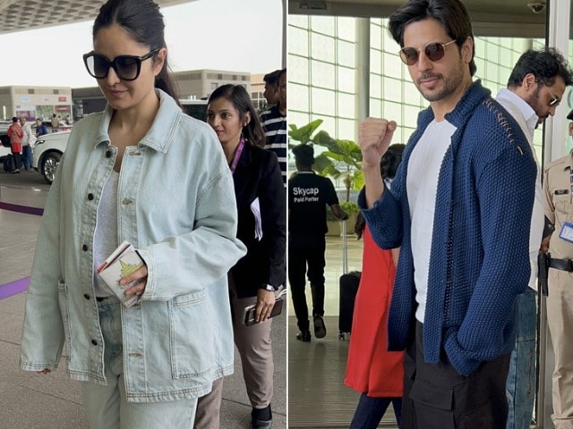 Photo : Airport Traffic: Baar Baar Dekho Co-Stars Katrina Kaif And Sidharth Malhotra