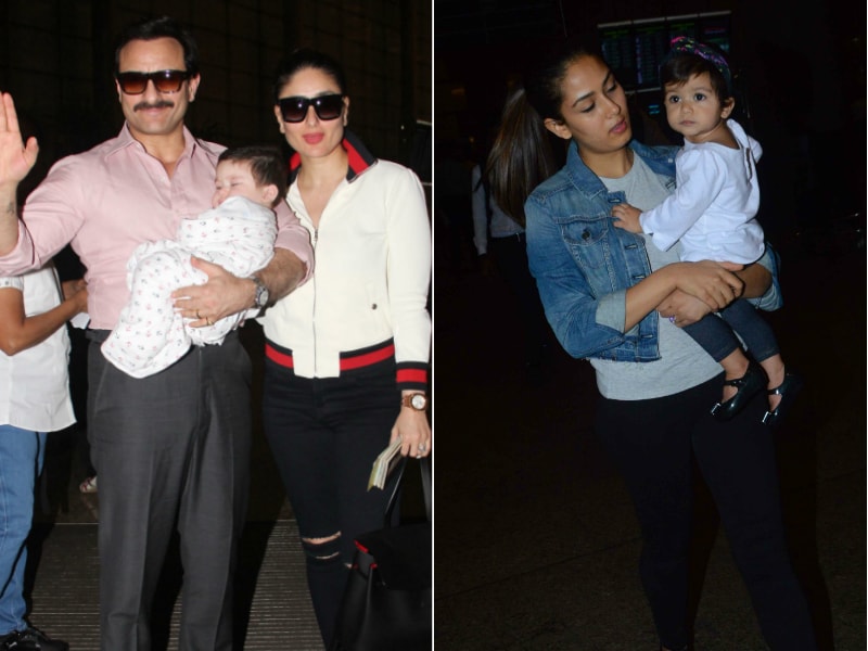 Photo : Taimur, Misha: Star Babies In And Out Of The Airport