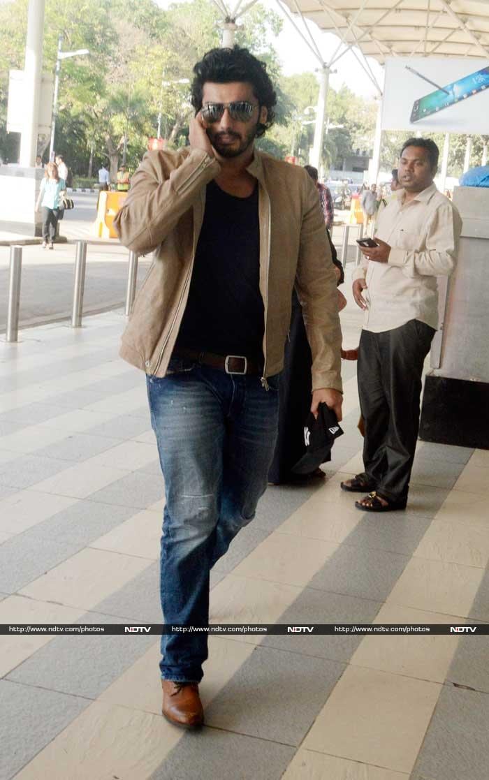 Airport Diaries: Juhi Chawla, Arjun Kapoor