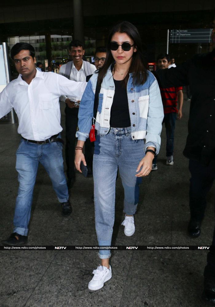 Anushka Sharma Is Back In Town And Her Airport Outfit Is A Lazy