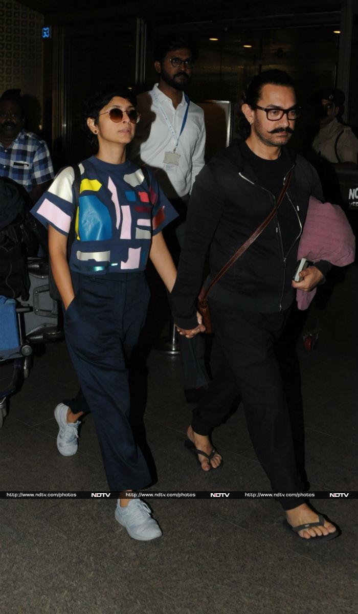 Airportnama: Aamir Khan Returns, Mouni Roy Starts New Trip