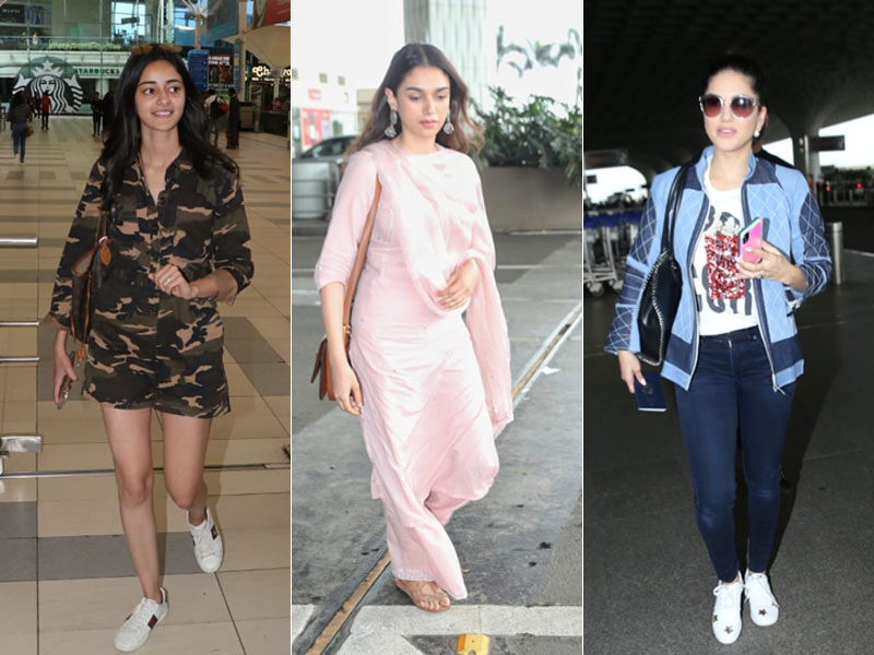 Star-Struck Airport: Ananya, Sunny, Aditi And Others