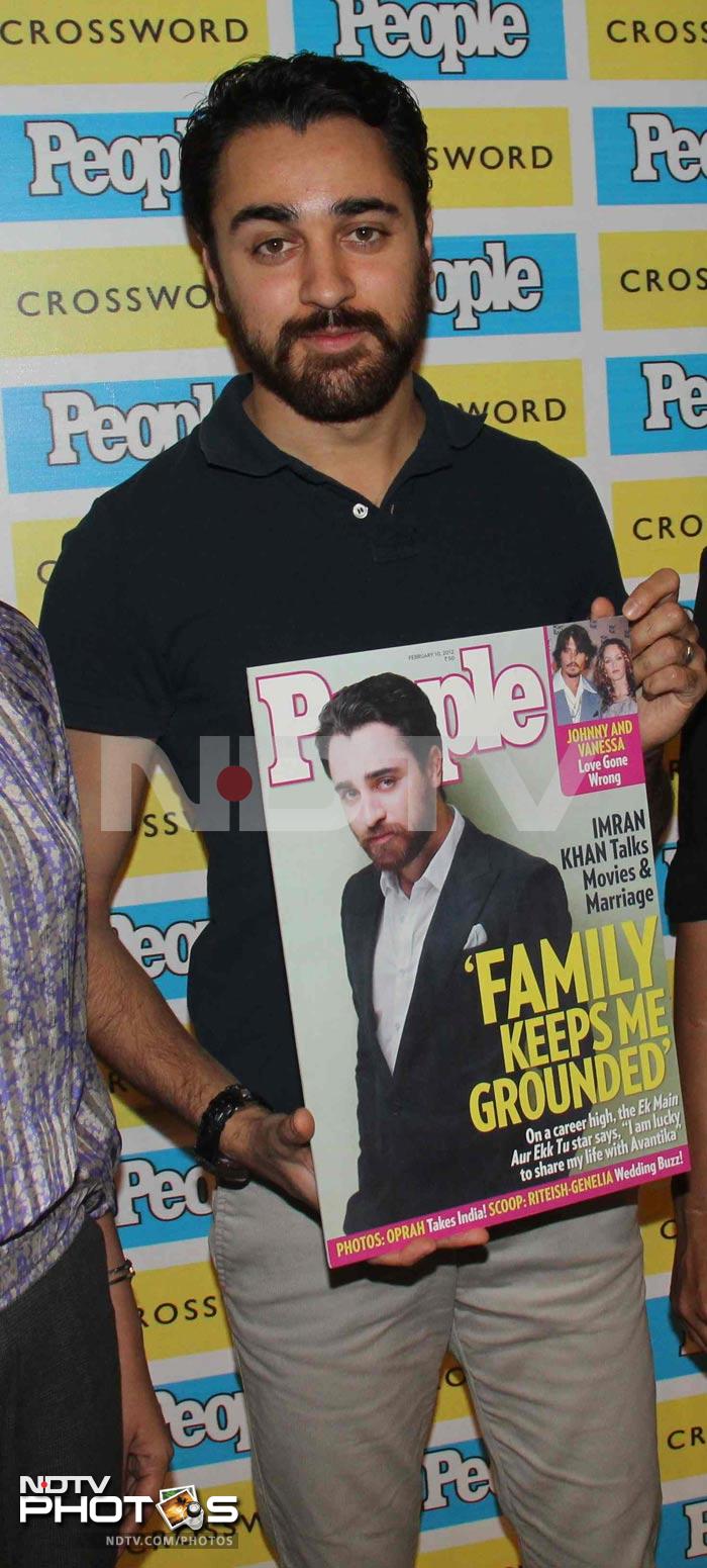 Imran Khan, who will soon be seen romancing  Kareena Kapoor in <i>Ek Main Aur Ekk Tu</i>, unveiled the cover of People Magazine in Mumbai.