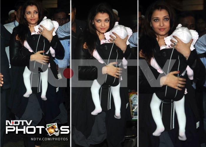 Airport: Ash and Aaradhya fly to Chicago