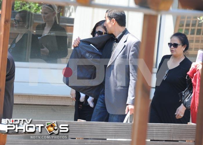 Exclusive: Your first glimpse of Aaradhya Bachchan