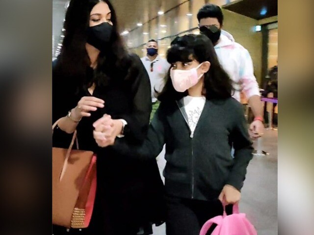 Aishwarya Rai Bachchan, Abhishek Bachchan And Aaradhya Return From Maldives