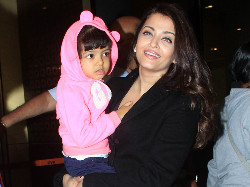 Aishwarya Rai, Aaradhya Bachchan Return From Cannes