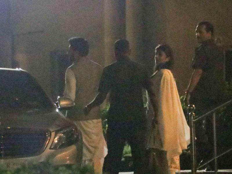 Aishwarya Rai Visits Her Father With Abhishek Bachchan By Her Side