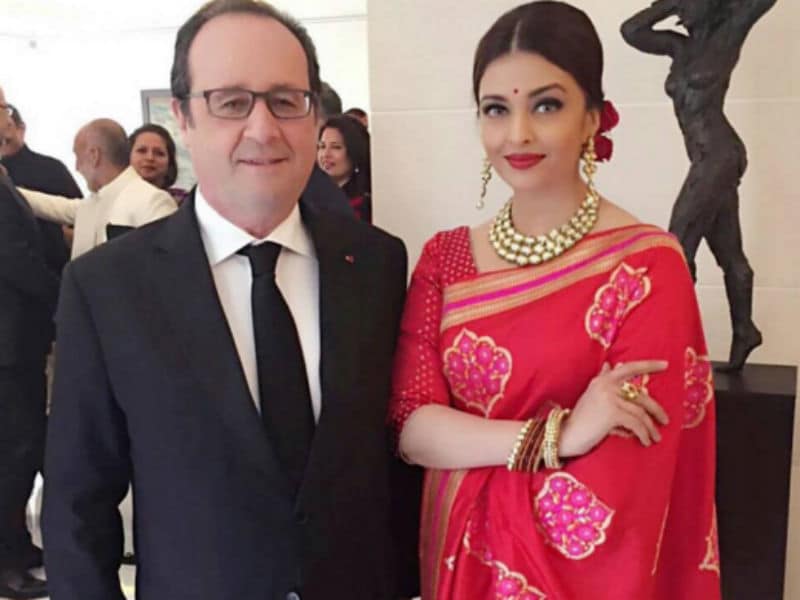 Photo : When Aishwarya Met French President Hollande